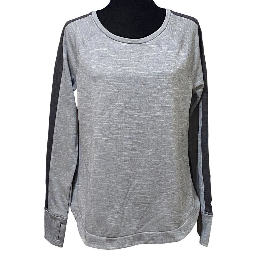 C9 Champion Gray Black Lightweight Sweatshirt Activewear Medium